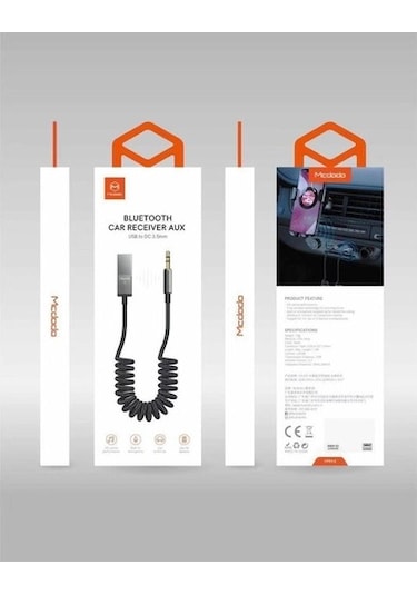 Mcdodo Bluetooth Receiver Aux Kablo Wireless Araç Kiti Ca-8700 (487323324)