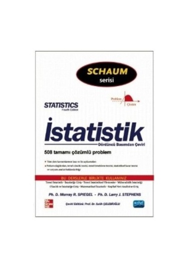 İstatistik /statistics - Schaum's Serisi Larry J. Stephens Nobel
