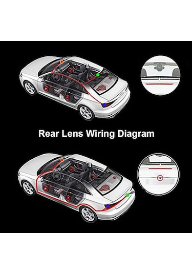 Samdoo 3 Kameralı Araç Kayıt Cihazı - Ön, Arka Ve İç Görüntü Kaydı İle 1080p Full Hd Güvenli Sürüş