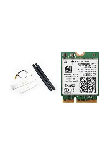 Ulzyvf Wifi M.2 Kartı E Ax211ngw+çift Anten Anahtar Ağ 6e 2.4ghz/5ghz Ls