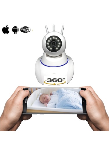 1080 P, 3 Anten Yüksek Çekim 360derece Onvıf Akıllı Kamera Yosee