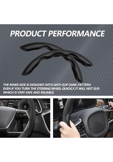 Reedark Karbondioksitli Sürgü Körüğü Kılıfı, Kaymazsız Bölümlü Tasarım, Evrensel Uyumlu, 2 Adet, Araç İç Donanımı Erişkinleri İçin Siyah