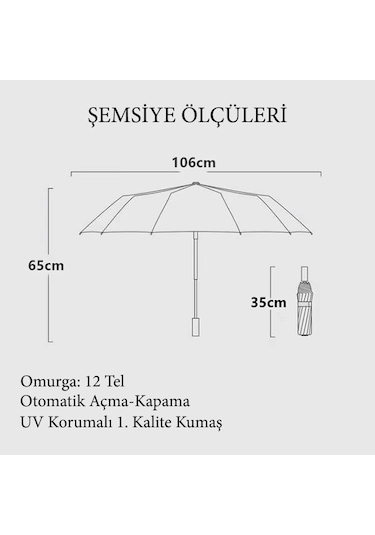 Bliss Umbrella Ahşap Saplı Şemsiye Siyah