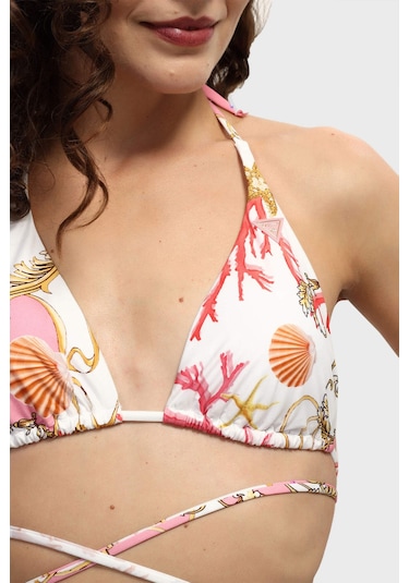 Guess Kadın Bikini Üstü E3gj06mc04r P63w Beyaz