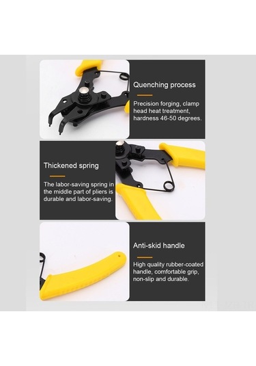 Carrier- Moda Trendleri "4 Uçlu Segman Pensesi - Ergonomik Tutma 1 Adet