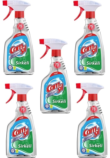Camsil Sprey Beyaz Sirkeli 5 x 500 ML