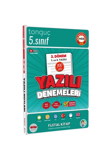 5. Sınıf Yazılı Notları 2. Dönem 1 Ve 2. Yazılı Ve Yazılı Denemeleri Ve Meydan Okuma Defteri Hediye
