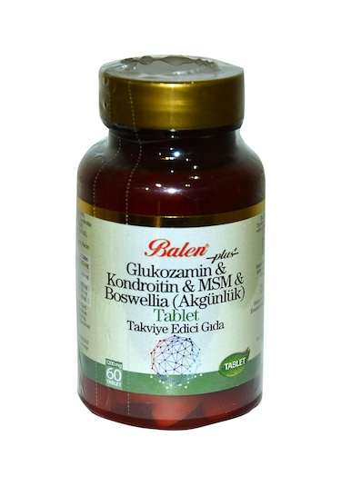 Balen Glukozamin Kondroitin Msm Boswellia 60 Tablet