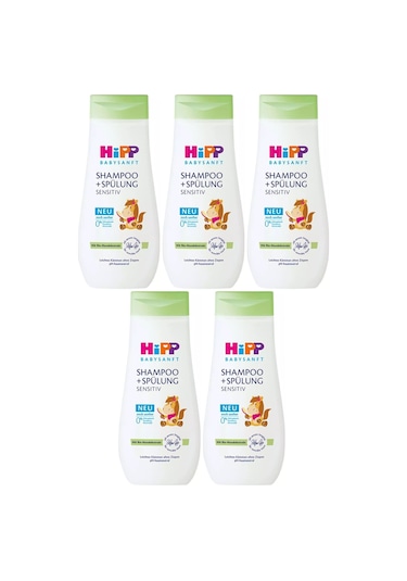 Babysanft Çoçuk Şampuanı Shampoo + Spülung Sensıtive 200 Ml 5'li Set