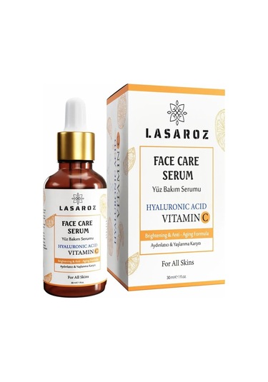 Lasaroz Yüz Bakım Serumu Hyaluronic Acid Vitamin C 30 ML