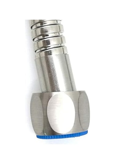 96 İnç 8 Ft Paslanmaz Çelik Duş Hortumu, Ekstra Uzun Ve Esnek/antitwist/pirinç Konektör/spot Direnç Fırçalanmış Nikel Kaplama Nikel