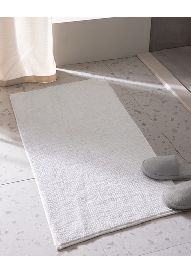Madame Coco Conques Banyo Paspas - Beyaz - 60x100 Cm Beyaz