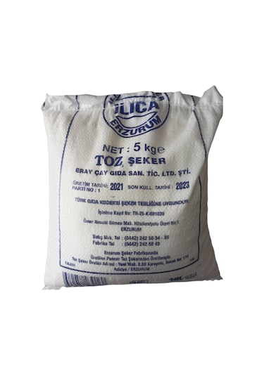 Ilıca Doğudan Yöresel Toz Şeker 10 KG