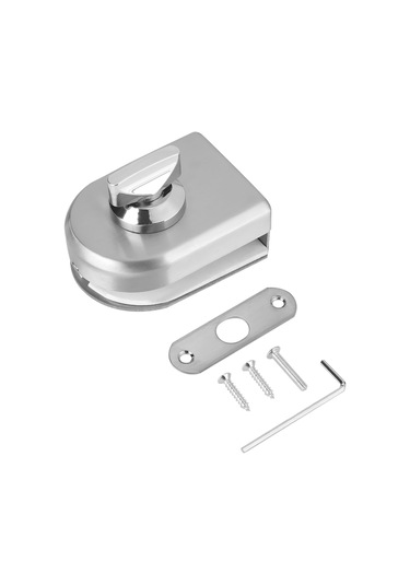 10 12mm Paslanmaz Çelik Cam Kapı Kilidi Mandalı Topuzu Açma/kapatma Ev Otel Banyo Kullanımı