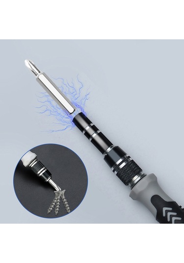 Kangvka Chrome Vanadium Çelik Tamir Aleti Seti: Saat-telefon Çözme, 115 Parça Tornavida Ve Araçlar - Mavi