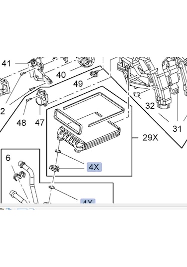 Opel Zafira C Kalorifer Radyatör Kelepçesi Psa Marka 13287940
