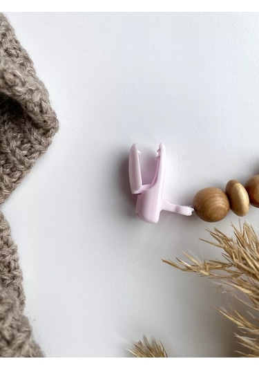 Tvoi Malish Kiara İçin Kişiye Özel Emzik Tutucu 172100079 Açık Renk Ahşap