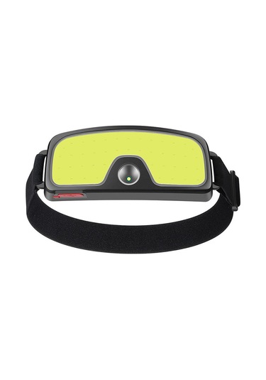 Usb Şarj Çift Işık Kaynağı Cob Far Balıkçı Işığı Açık Kafaya Monte El Feneri Led Far Çalışma Işığı Kamp Lambası Siyah