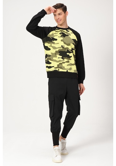 Alexander Gardi Alexandergardı Kamuflaj Desenli Sweatshirt Un-14591 001