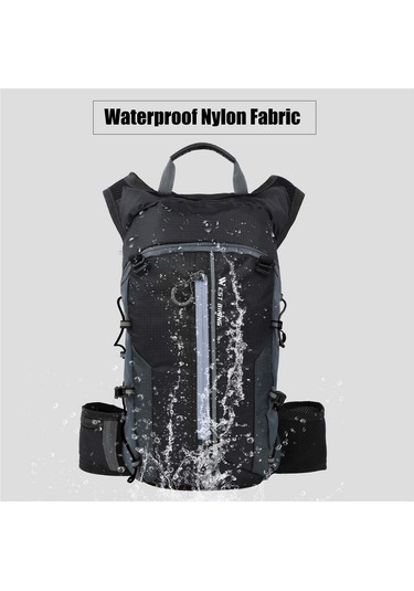 Qianfan Su Geçirmez Bisiklet Çanta Bisiklet Sırt Çantası Nefes Siyah