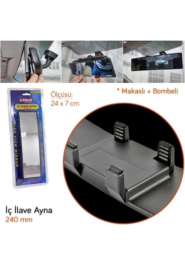 Carub İç İlave Bombeli Ayna Makaslı 300 MM