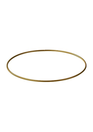 Edora Home Metal Yuvarlak Supla, Gold Amerikan Servis, Halka Runner - Paslanmaz Altın