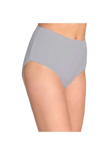 Biçomi 7 Adet Tutku Kadın Yüksek Bel Bato Kalın Lastik Külot S19 Çok Renkli