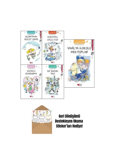 Sevim Ak 5 Kitap Set + Okuma Sticker'ları