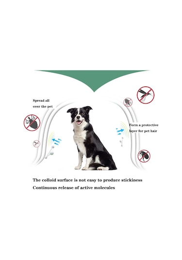 Pet Pire Ve Anti-bit Yaka Pet In Vitro Böcek Kovucu Yüzük, Boyut: Küçük Köpek / 38cm