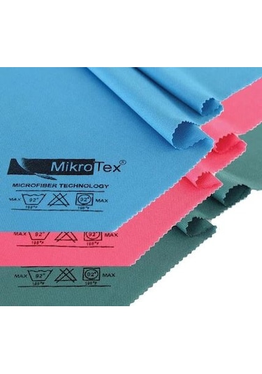 Mikrotex Mikrofiber Cam Bezi 9 Adet Çok Renkli 40 x 50 CM