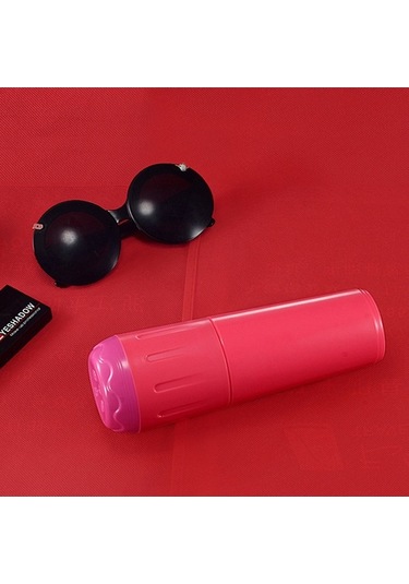 Pazly Suntek Seyahat Kırmızı Kırmızı Gargara Fırçası Fincan Diş Df Diğer