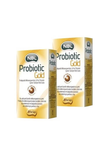 Nbl Probiotic Gold 20 Stick Saşe 2 Adet