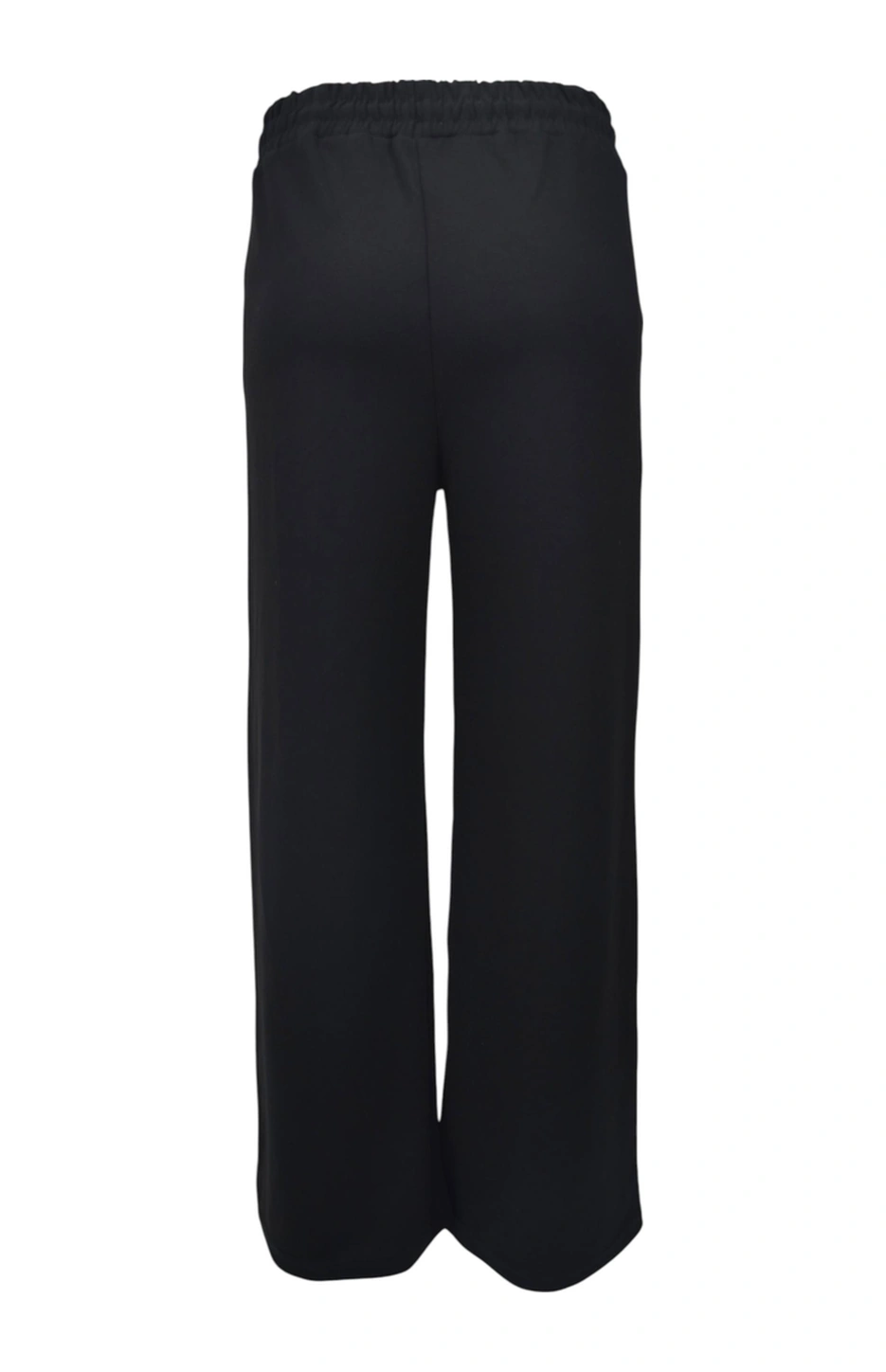 Modal Kumaş Bol Paça Cepli Eşofman Altı - Siyah Siyah