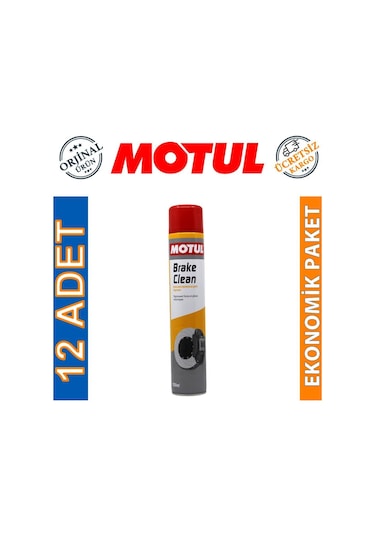 Motul Fren Balata Spreyi 750 Ml Brake Clean (12 Adet)