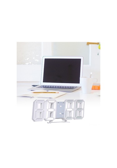 Xindoker Led Dijital Duvar Saati - Zaman/tarih/sıcaklık Gösterimi, 3 Parlaklık Modu, Alarm Ve Snooze Fonksiyonu, Usb Şarjlı Plastik Kasa Pil Dahil ÇOk Renkli