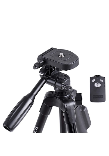 3388 Bt Kumandalı Kamera Telefon Tutuculu Tripod 146cm - Al4645