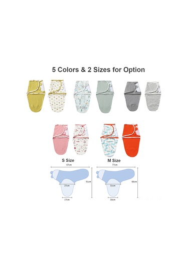 Gajeena 3-6 Ay Bebekler İçin Pamuklu Uyku Çantası 2'li Set - Pembe Deniz Yıldızı + Pembe M Bedeni Pembe