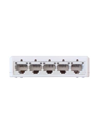 Alfanet S105 5 Port 10/100 Mbps Desktop Fast Ethernet Switch Beyaz