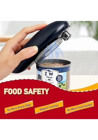 Elektrikli Konserve Açacağı Elektrikli Konserve Açacağı Otomatik Siyah