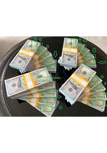 Aykar 300 Adet 100 Dolar Geçersiz Dizi Film Video Tiktok Çekimi İçin