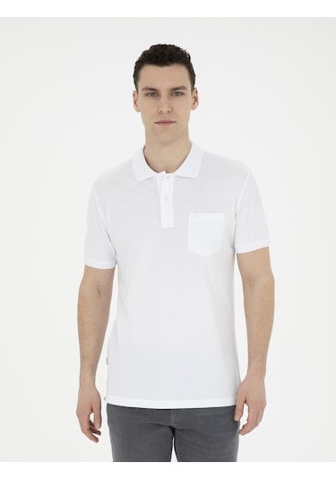 Pierre Cardin Erkek Beyaz Tişört Basic 50280753-vr013 Beyaz