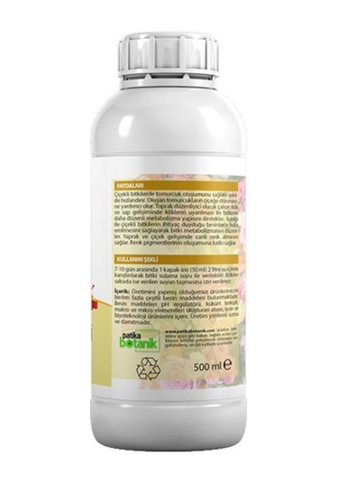 500 Ml Çiçeklendirici- Süs Bitkileri İçin - Topraktan