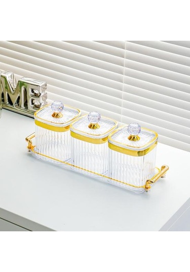 Hava Geçirmez Kapaklı Saklama Kavanozları Gıda Sınıfı Bpa İçermez Şeffaf Tasarım Kuruyemişler Beyaz