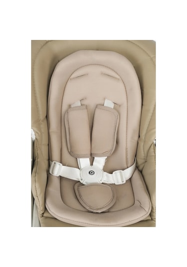 Duux Alkon Yatarlı Portatif Katlanabilen Yükseklik Ayarlı Mama Sandalyesi Gri