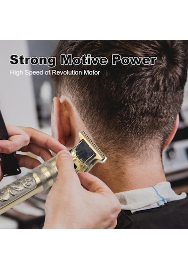Vkemall "profesyonel Saç Kesme Makinesi - Şarjlı, Su Geçirmez, 4 Farklı Tarak İle"