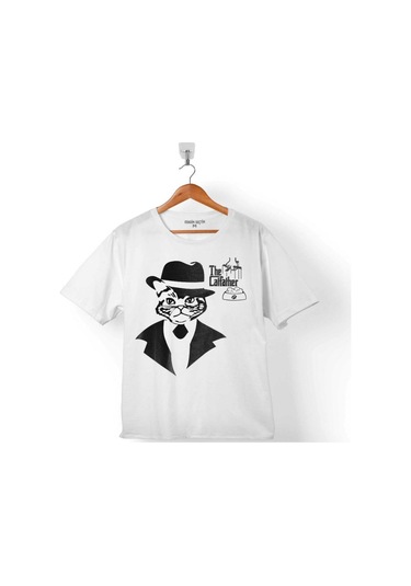 The Godfathera Catfather Kedi Baba Logo Çocuk Tişört 001