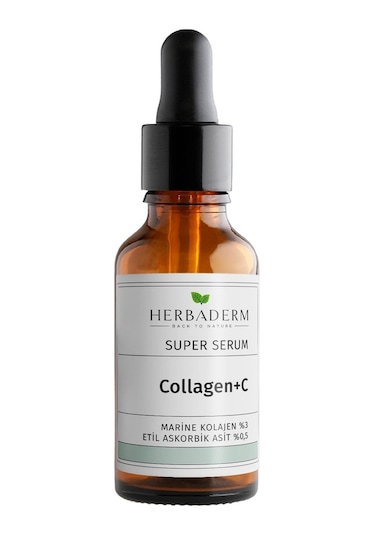 Herbaderm Sıkılaştırıcı ve Aydınlatıcı Kolajen + Vitamin C Super Serum 30 ML