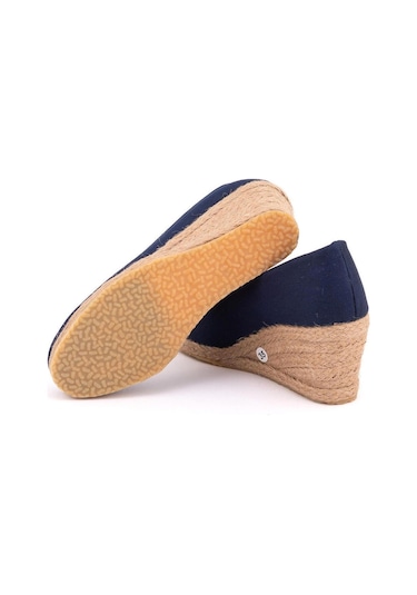 Star Tombis Lacivert Lacivert Keten Espadril Dolgu Topuk Dolgu1001-2905 Lacivert