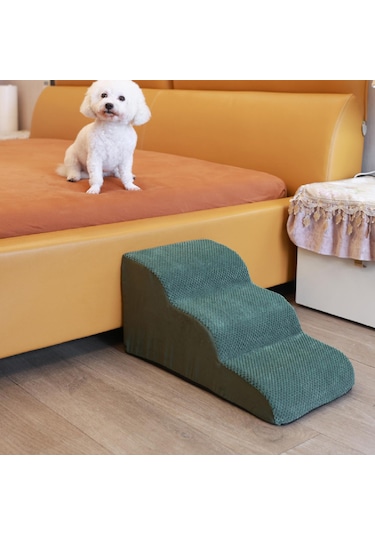 Suntek Küçük Köpekler İçin Köpek Merdivenleri Yeşil