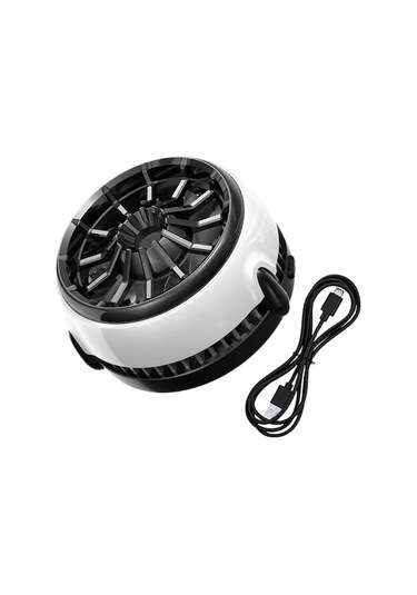 Trendooze Homyl Vakumlu Soğutma Fanı, Kablosuz Şarj, Beyaz, Hızlı Soğutma